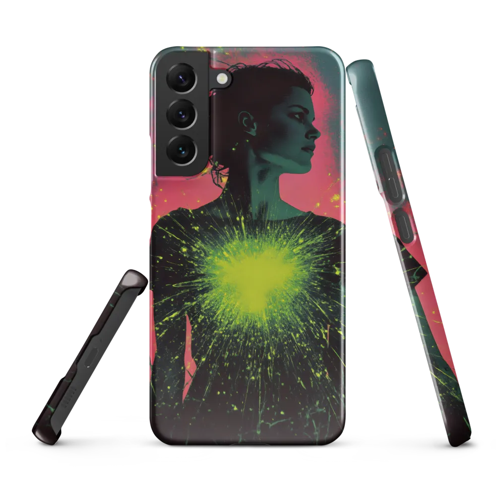 Cosmic Heart: A Surreal Portrait of Strength