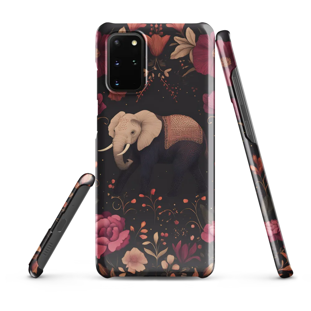 Whispers of the Wild: Elephants and Blooms