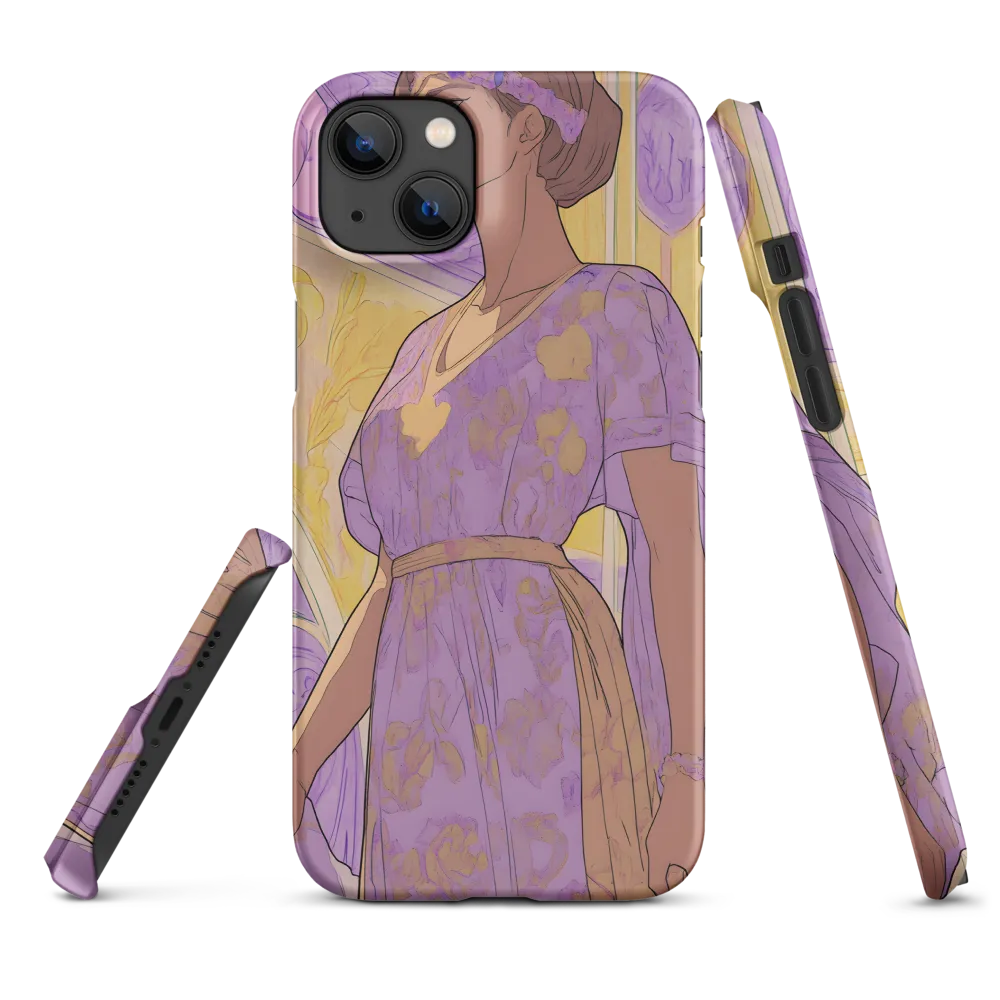 Elegance in Floral Harmony | Phone Case |  14 Plus | Snap Case | Matte
