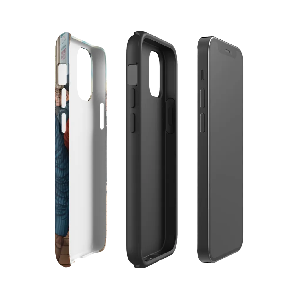 Caught in Tension | Phone Case |  12 mini | Tough Case | Matte