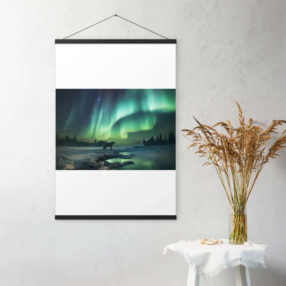 Auroral Guardianship | Poster With Black Wood Hanger | 24″×36″