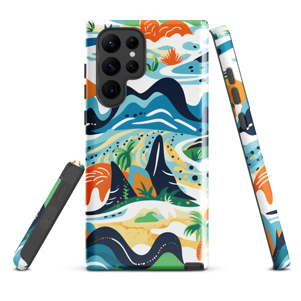 Abstract Tropical Landscape