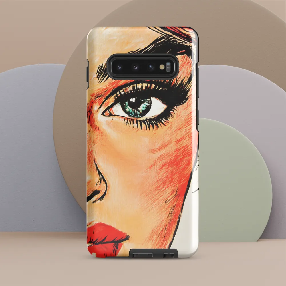 Gaze of Elegance | Phone Case |  S10 Plus | Tough Case | Glossy