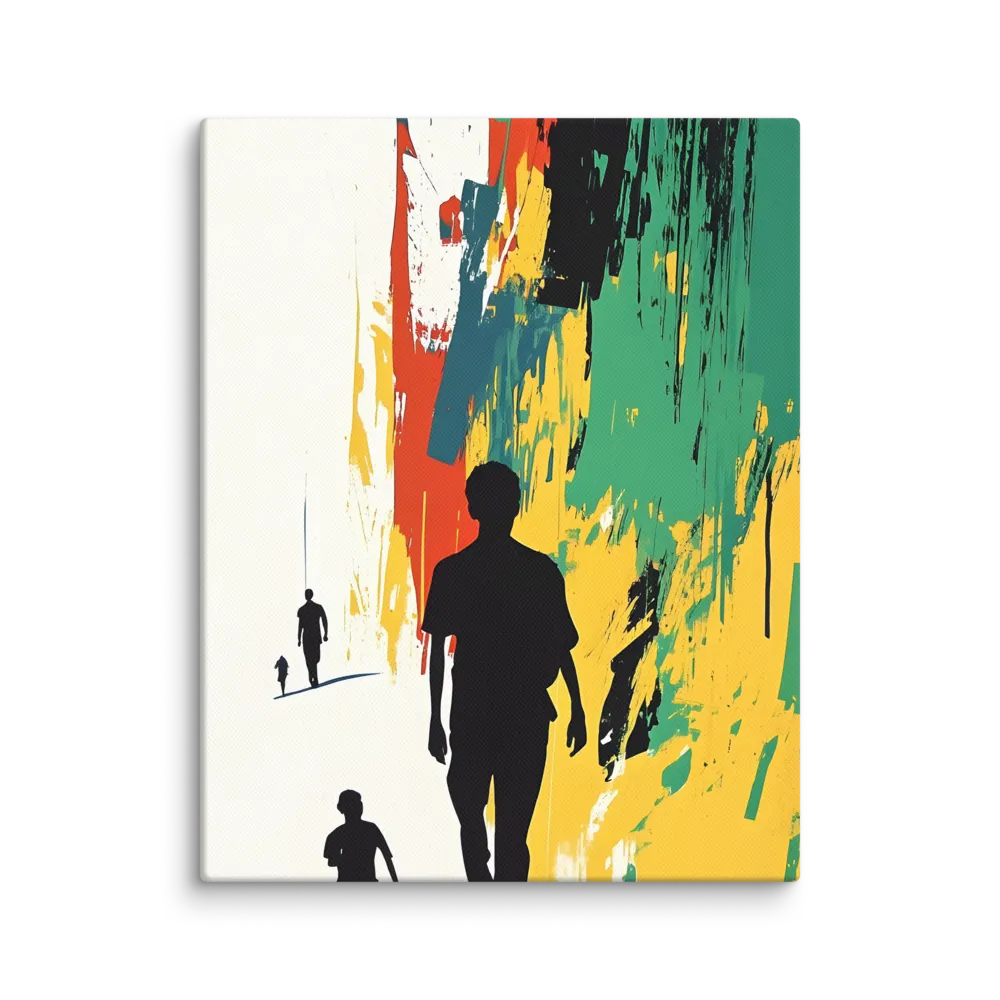 Journey of Silhouettes | Canvas | 11″×14″