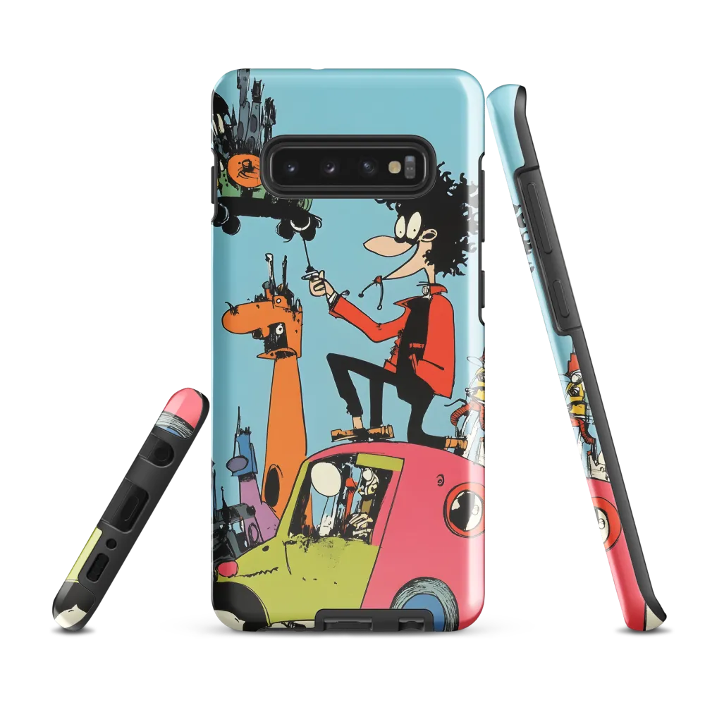 Whimsical Urban Adventure | Phone Case |  S10 Plus | Tough Case | Glossy