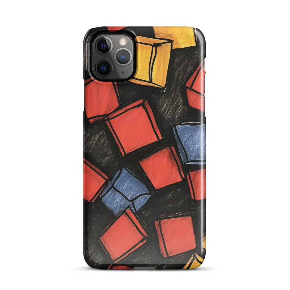 Vibrant Geometry in Motion | Phone Case |  11 Pro Max | Snap Case | Glossy