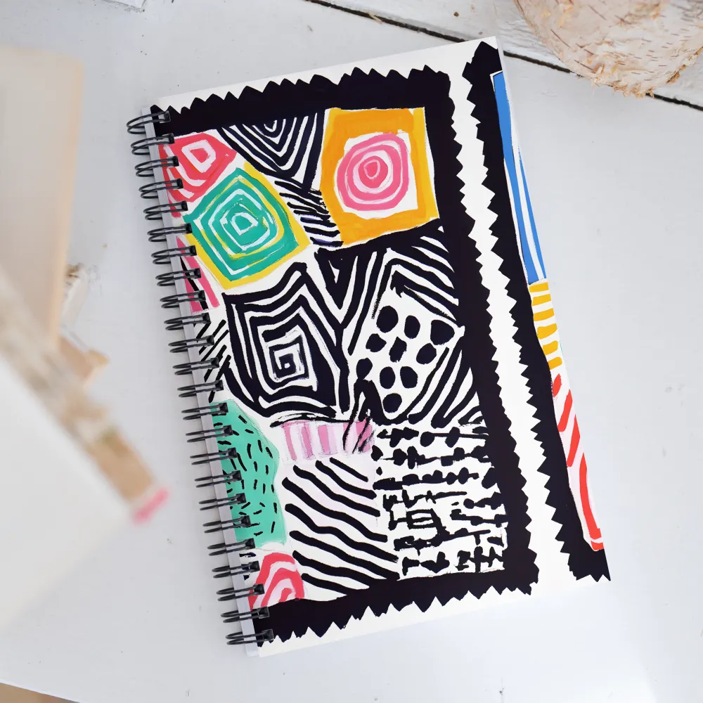 Rhythms of Color and Form | Spiral Notebook