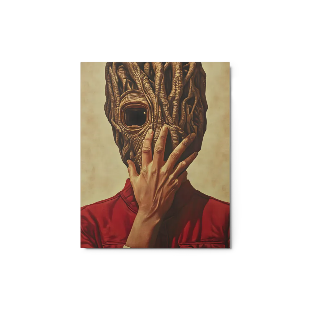 The Mask of Roots | Metal Print | 8″×10″