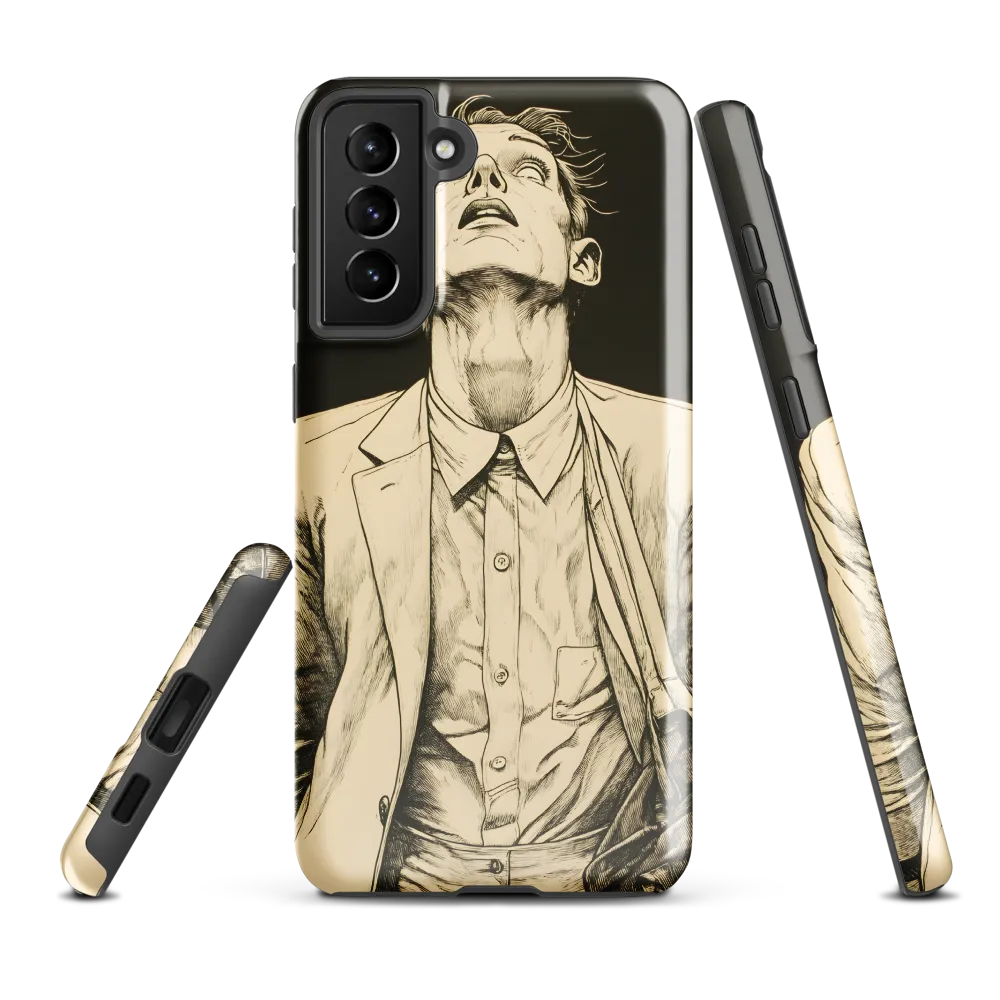 Desperate Gaze | Phone Case |  S21 Plus | Tough Case | Glossy