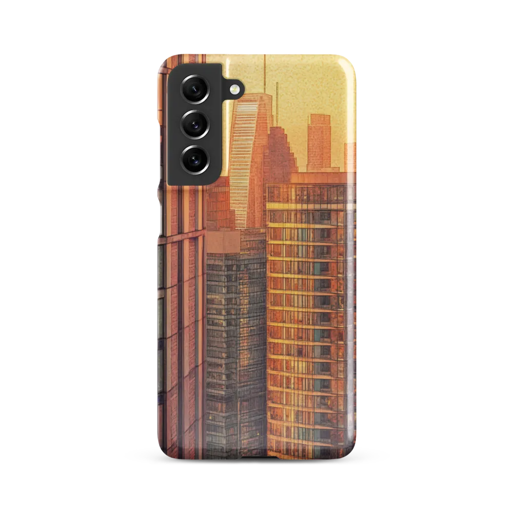 Urban Serenity at Sunset | Phone Case |  S21 FE | Snap Case | Glossy