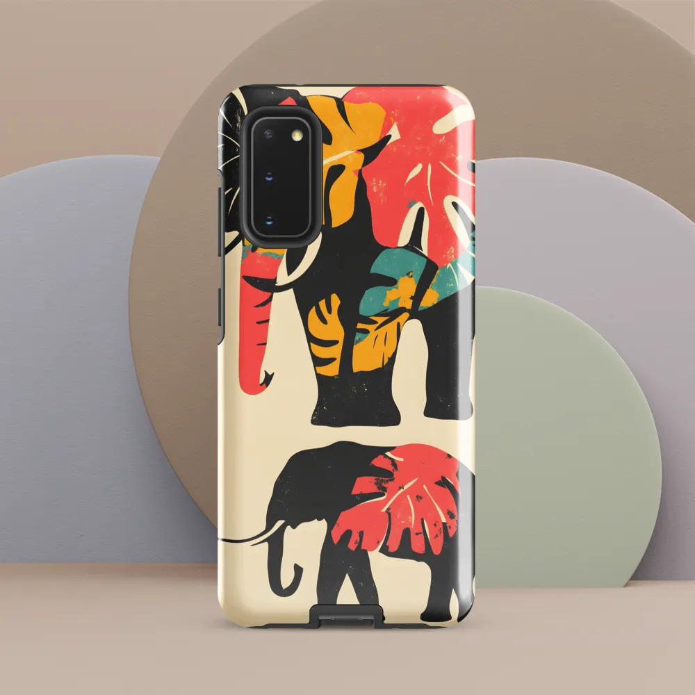 Tropical Elegance: The Elephant's Dance
