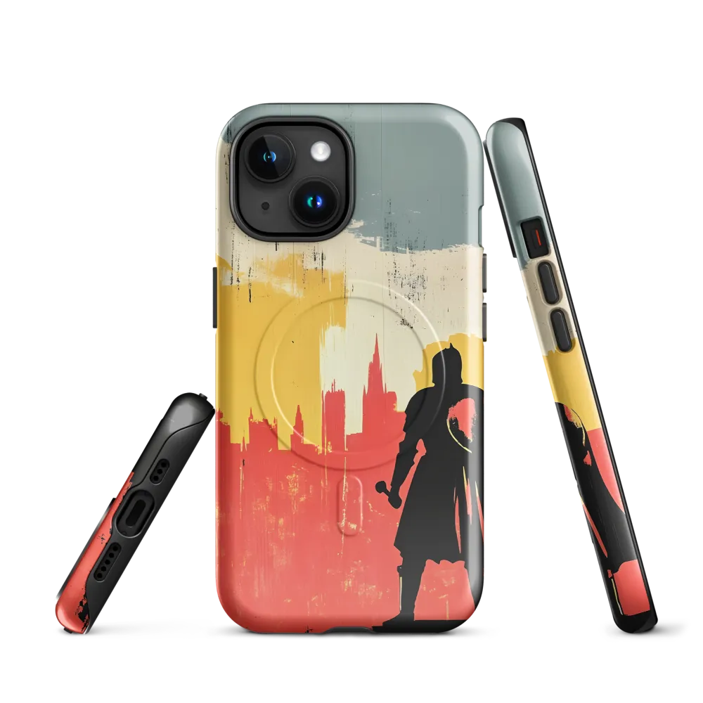 Hero in the Urban Dawn | Phone Case |  15 | MagSafe® Tough Case | Glossy