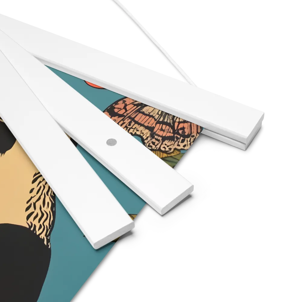 Tropical Majesty: The Toucan at Rest | Poster With White Wood Hanger | 10″×10″