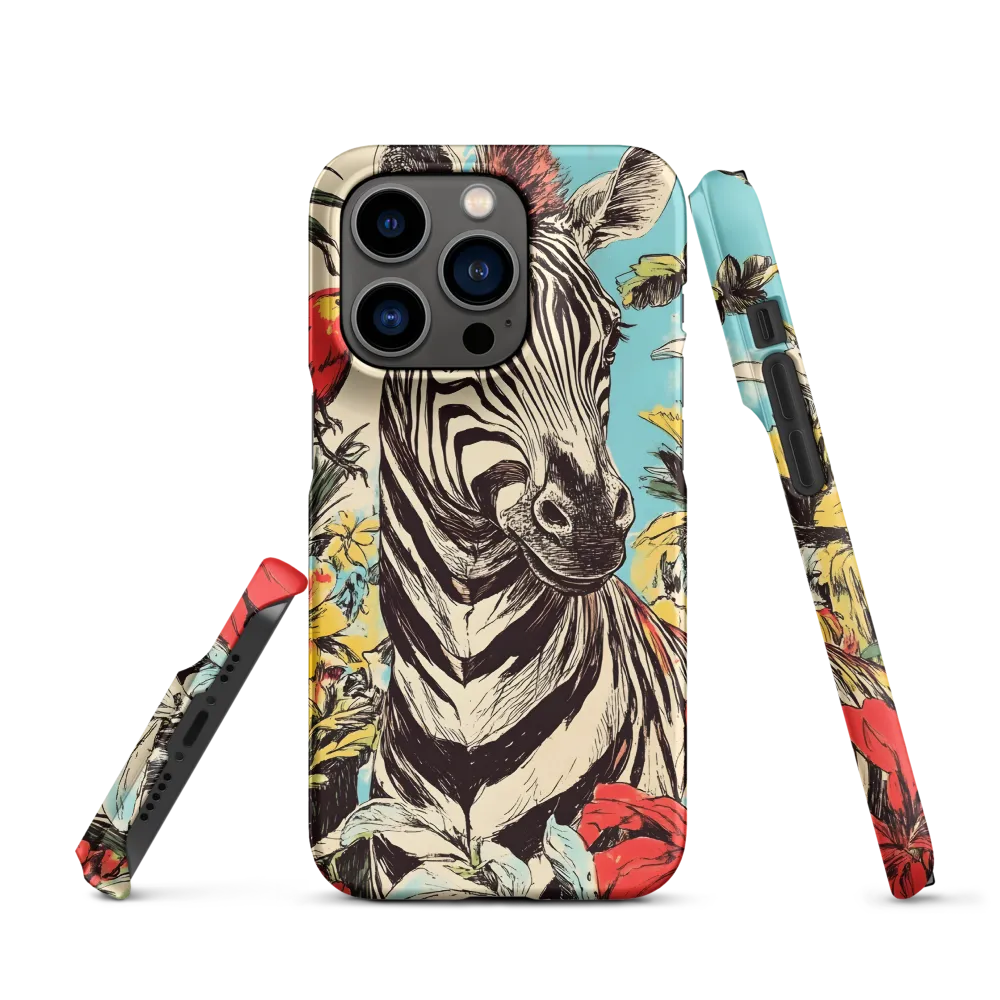 Zebra in Tropical Reverie