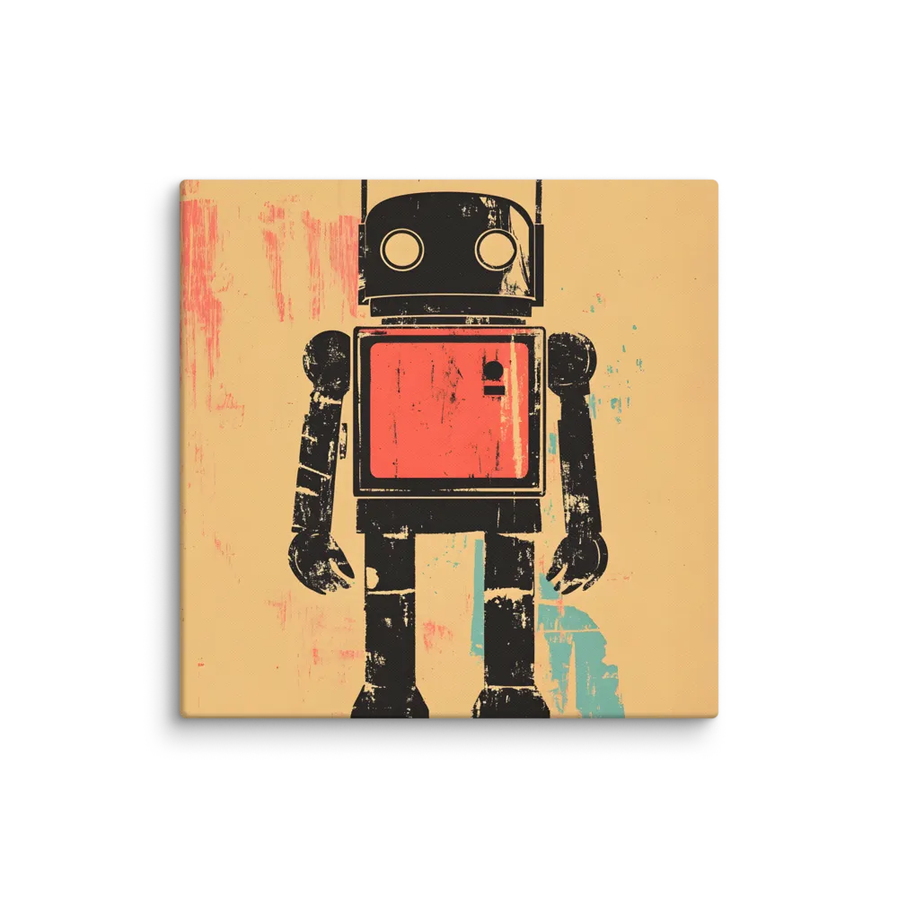 The Retro Robot | Canvas | 28″×28″