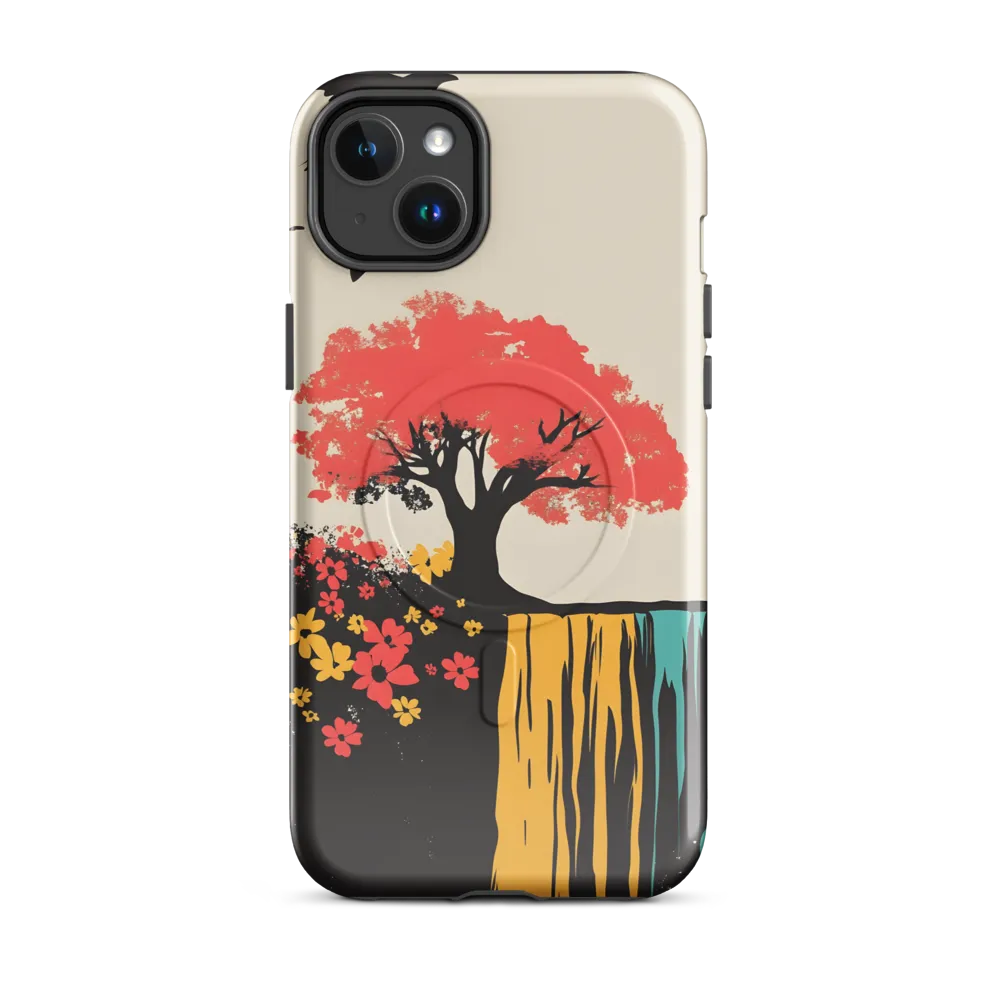 Serene Cascade of Colors