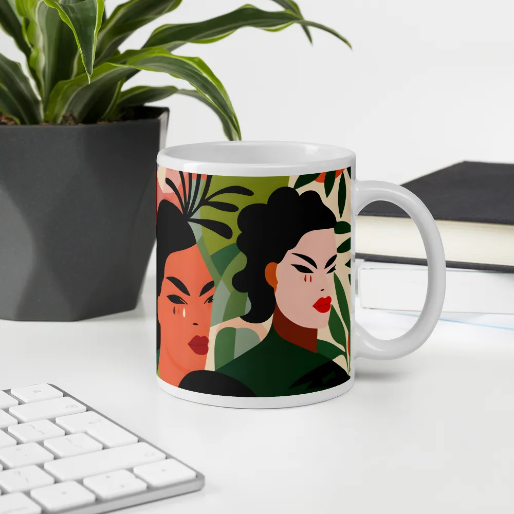 Harmony of Nature and Femininity | Mugs | Multiple Sizes & Colors