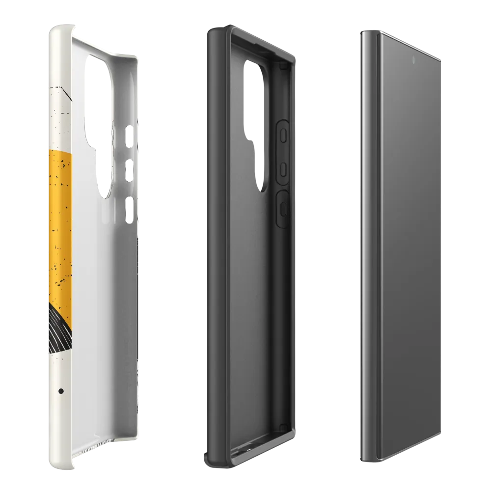 Dynamic Harmony in Black and Yellow