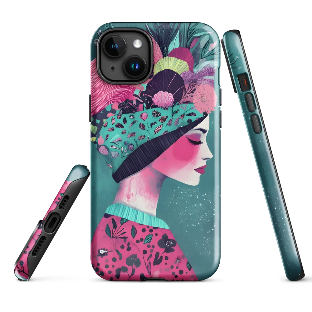 Whimsical Floral Portrait
