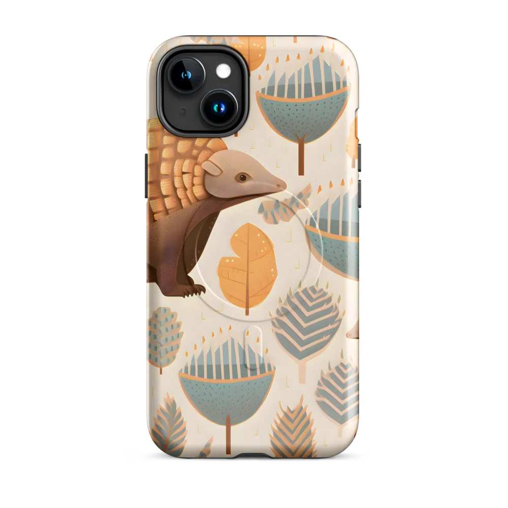 Pangolins in a Whimsical Habitat