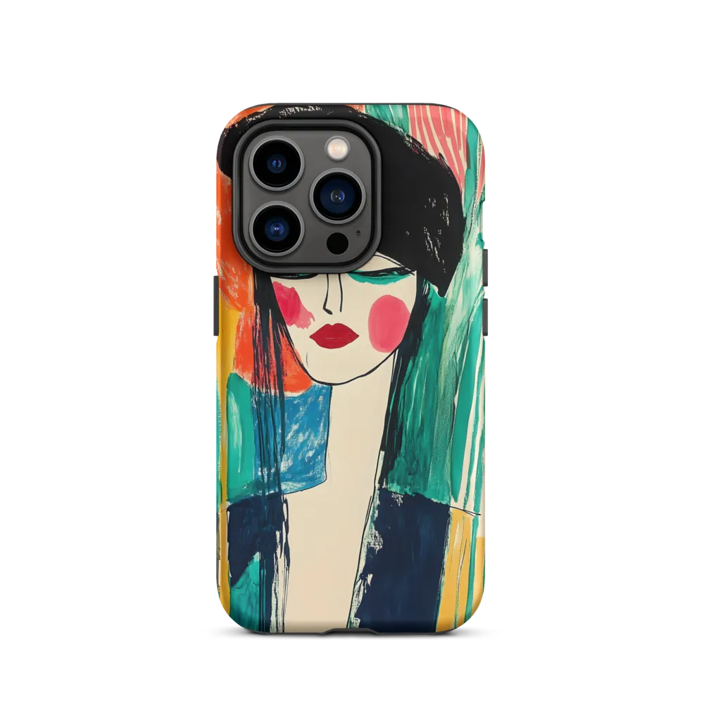 Portrait of Confidence | Phone Case |  14 Pro | Tough Case | Matte