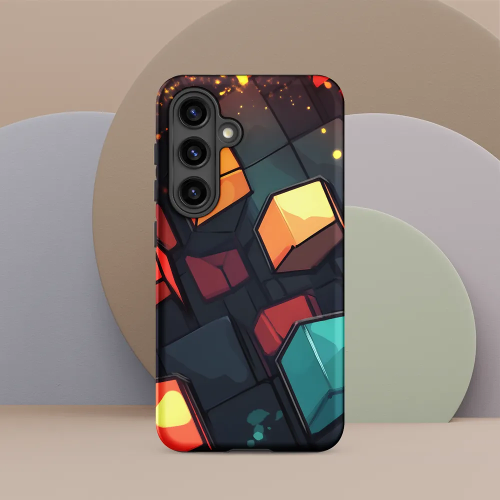 Illuminated Geometry | Phone Case |  S24 | Tough Case | Matte