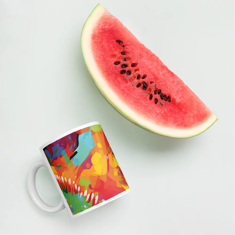 Colorful Lizard: An Abstract Adventure | Mugs | Multiple Sizes & Colors