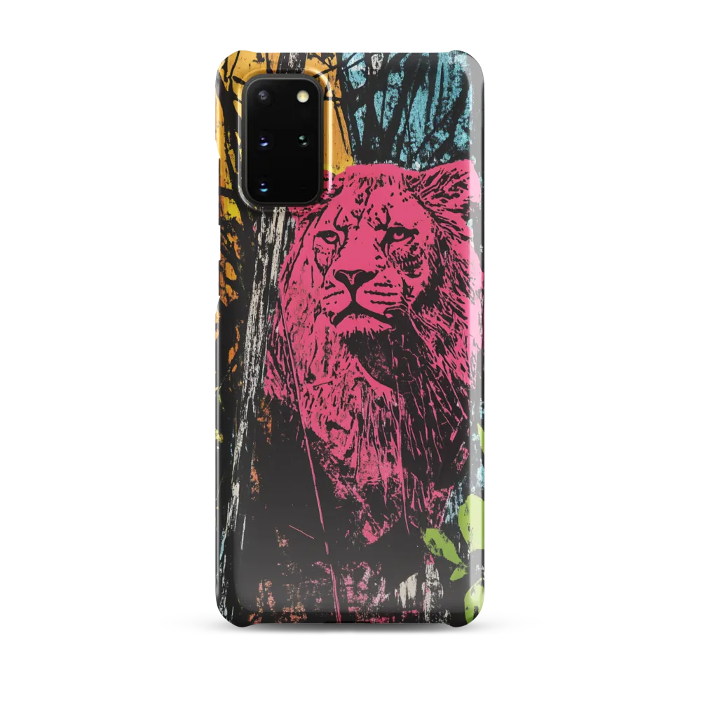 Fierce Vibrance: The Pink Lion