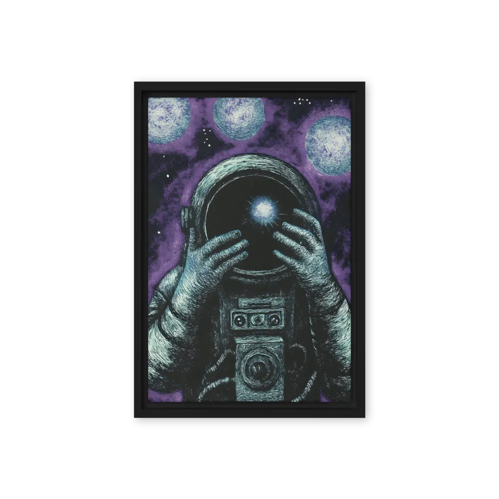 Beyond the Stars | Canvas with Black Frame | 12″×18″