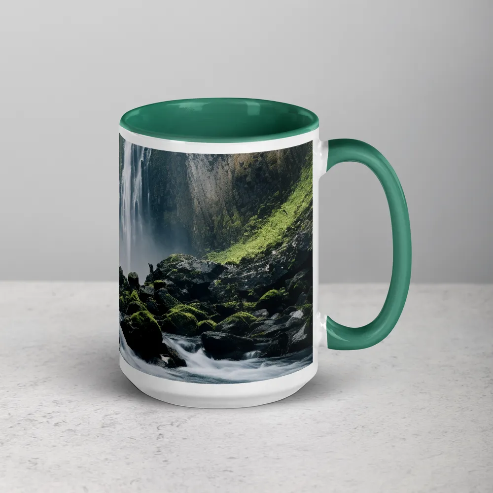 Majestic Waterfall Photograph | Mug