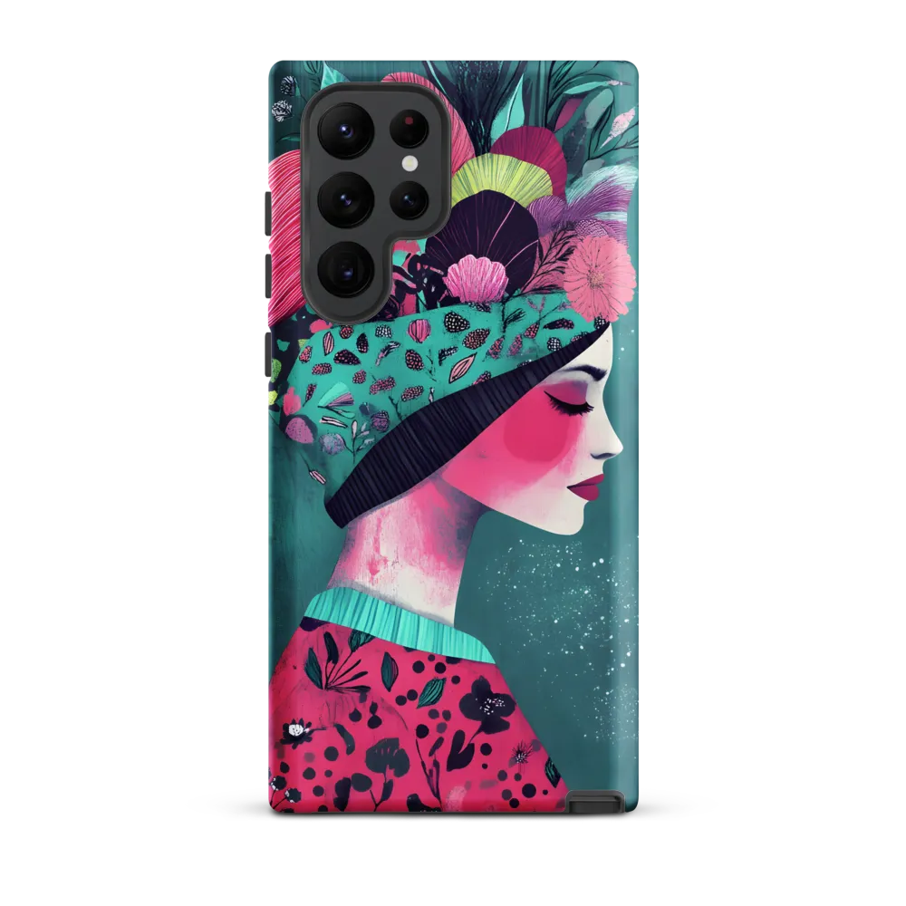 Whimsical Floral Portrait