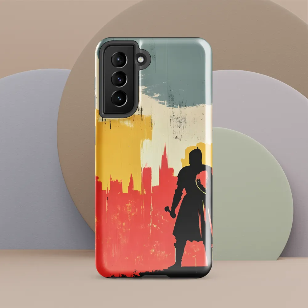 Hero in the Urban Dawn | Phone Case |  S21 | Tough Case | Glossy