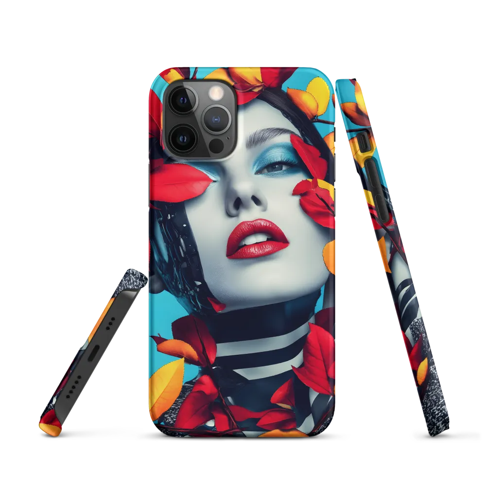 Futuristic Fusion: Nature Meets Technology | Phone Case |  12 Pro | Snap Case | Matte