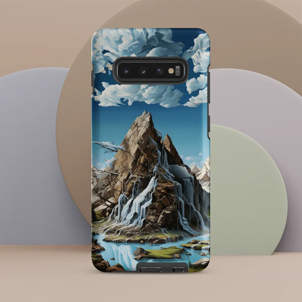Majestic Cascade: A Mountain Masterpiece