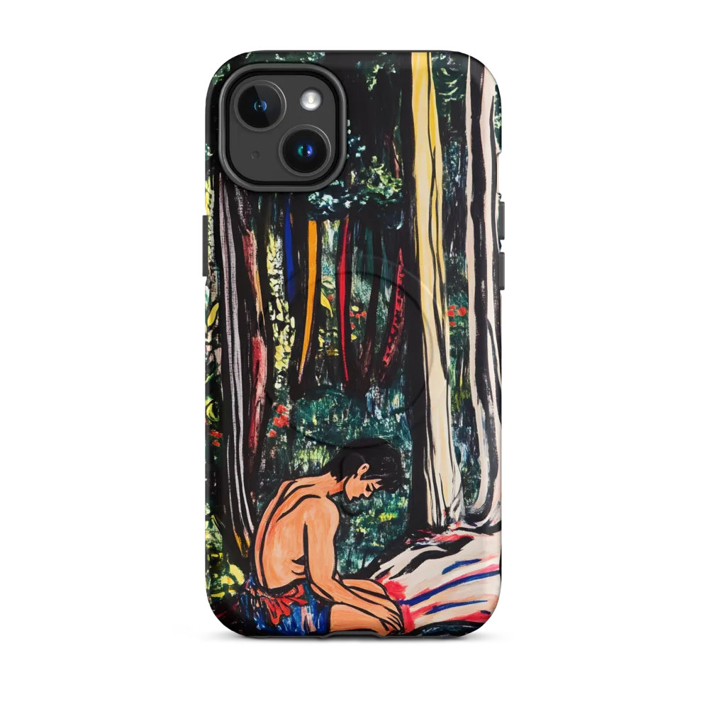 Contemplation in Nature | Phone Case |  14 Plus | MagSafe® Tough Case | Matte