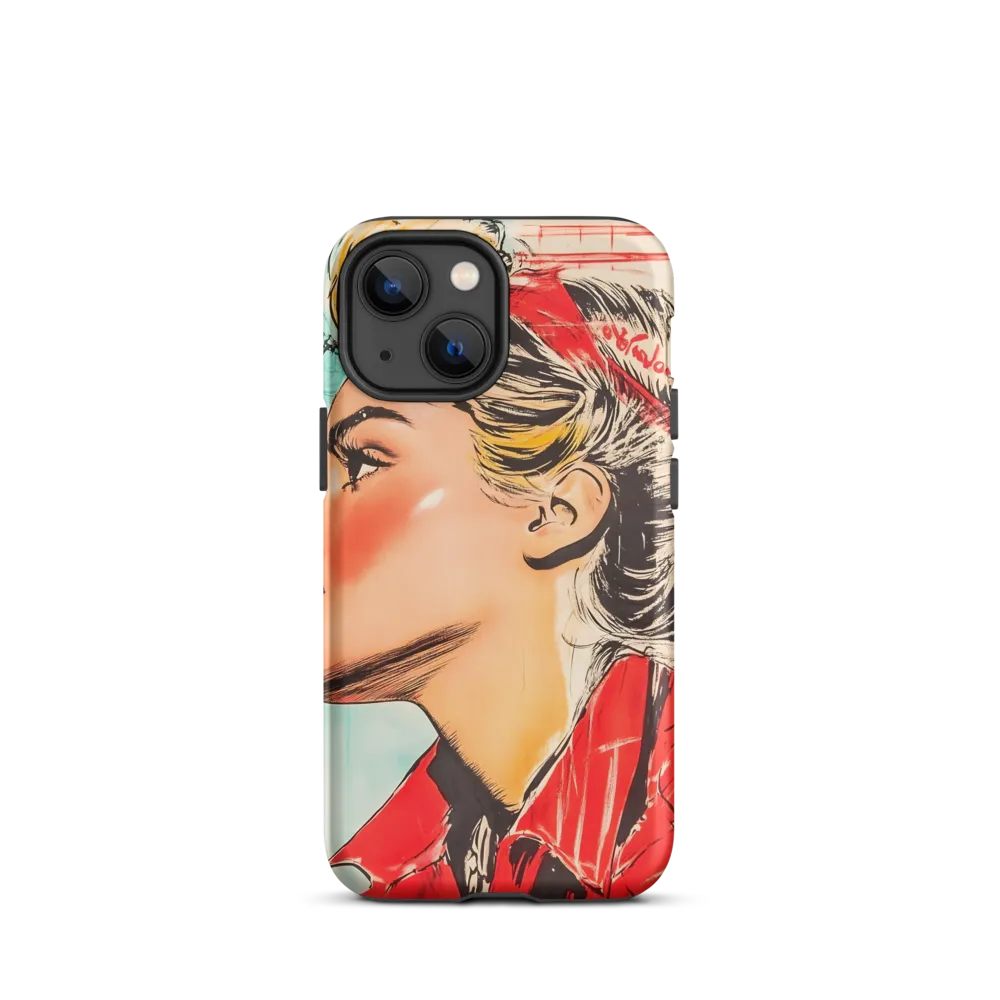 Empowered Elegance: A Pop Art Portrait | Phone Case |  13 mini | Tough Case | Matte