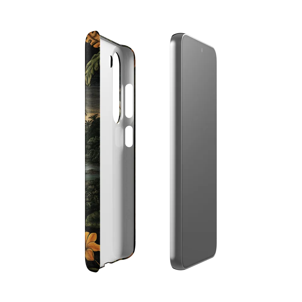 Veil of Nature: A Surreal Embrace | Phone Case |  S23 | Snap Case | Matte