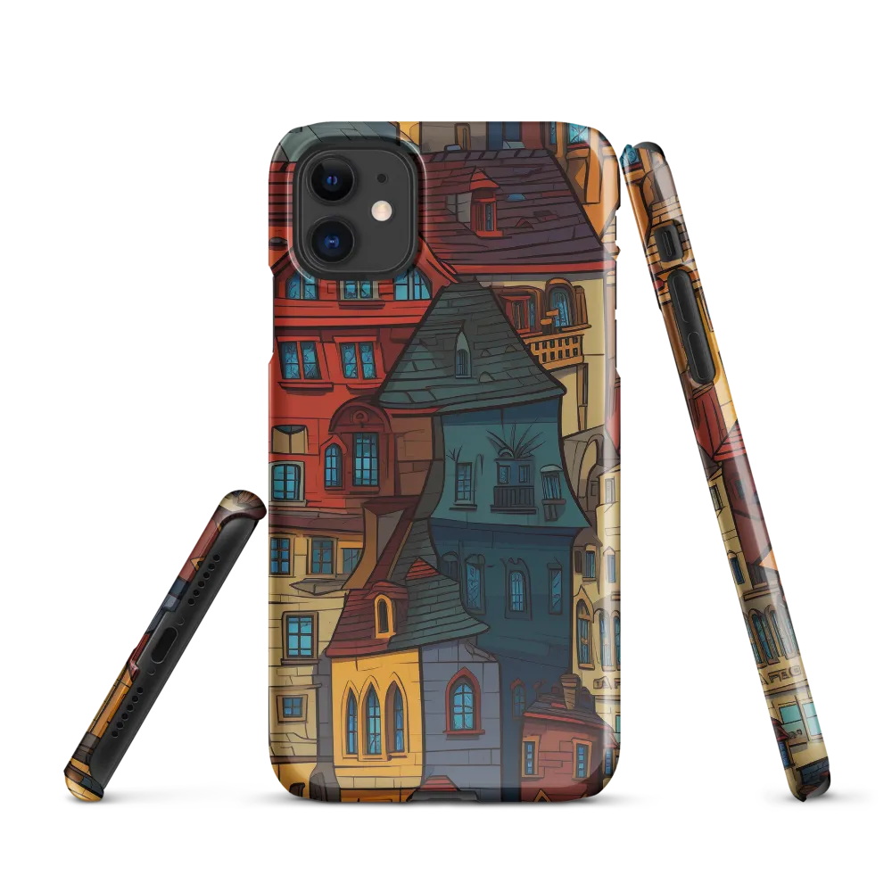Whimsical Urban Mosaic | Phone Case |  11 | Snap Case | Glossy
