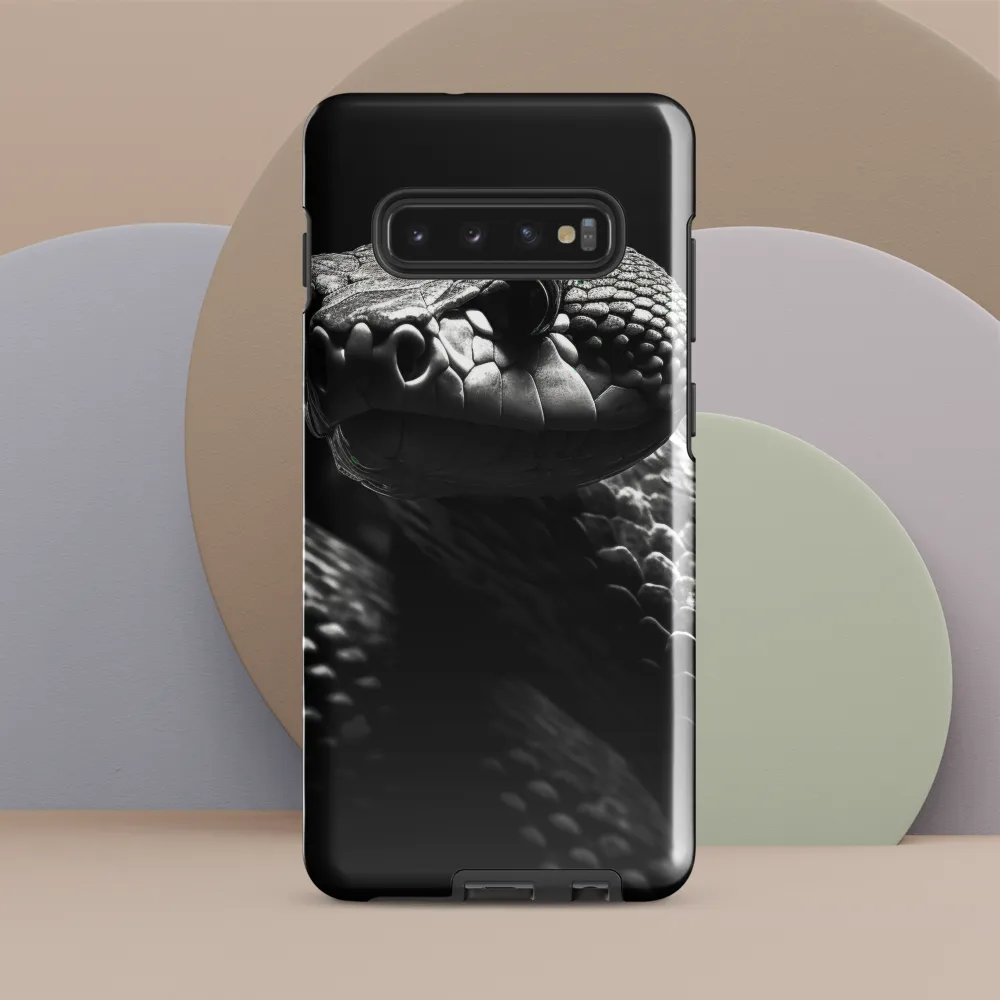 The Serpent's Gaze | Phone Case |  S10 Plus | Tough Case | Glossy