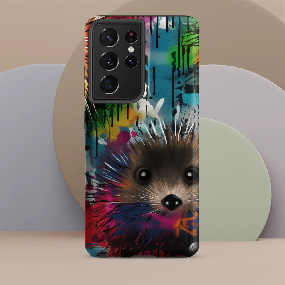 Whimsical Hedgehogs in a Kaleidoscopic Wonderland