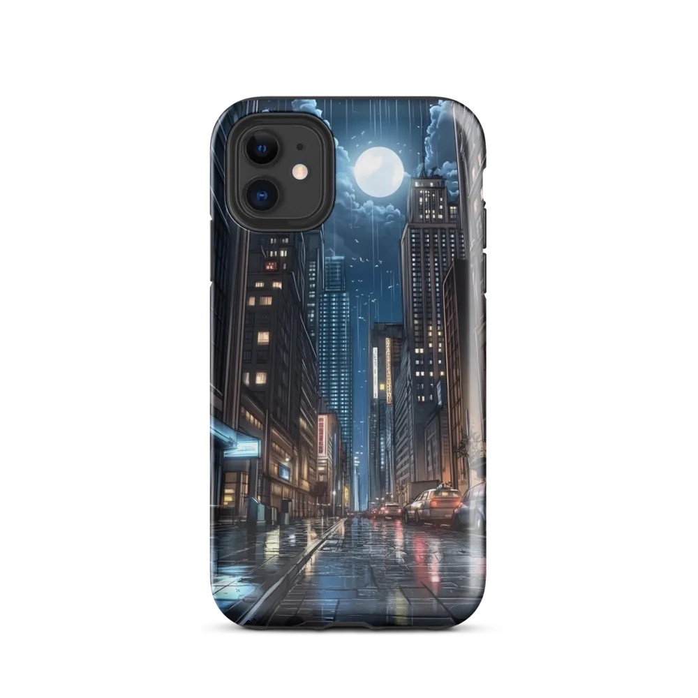Moonlit Urban Serenity | Phone Case |  11 | Tough Case | Glossy