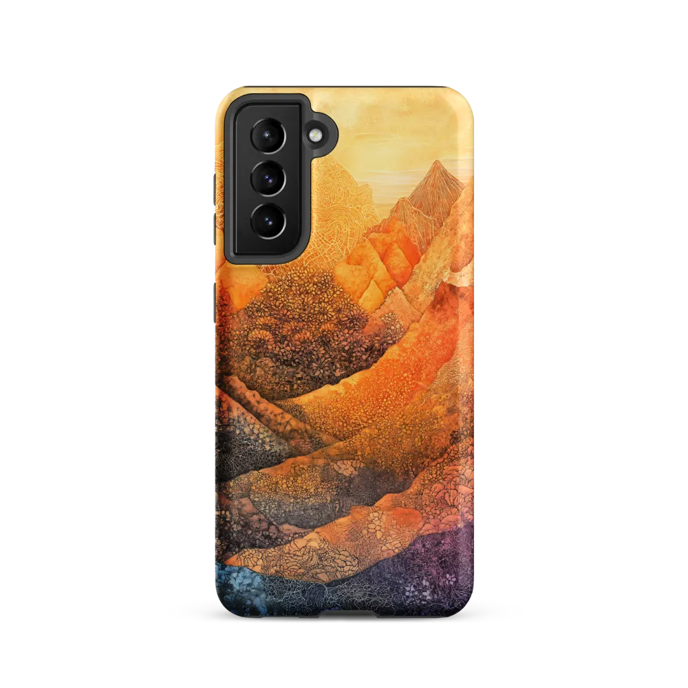 Serene Peaks of Color