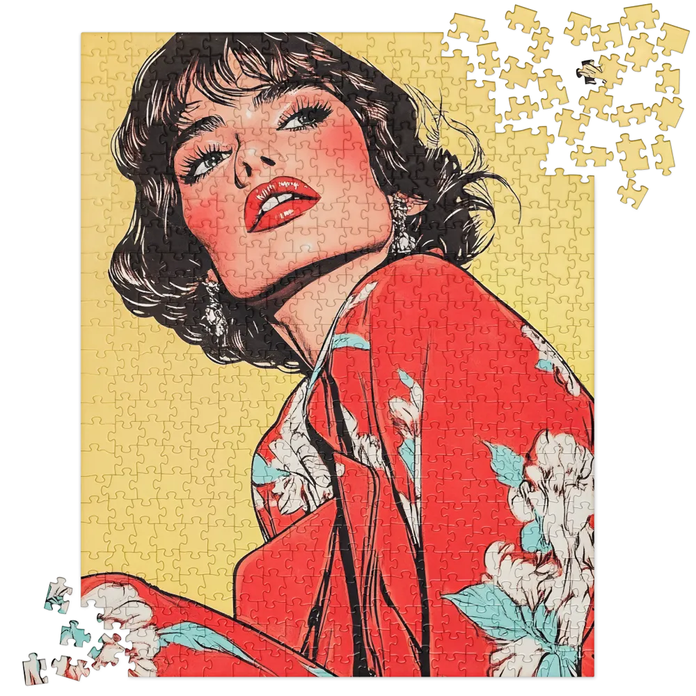 Striking Elegance in Pop Art | Jigsaw Puzzle | 520 pieces