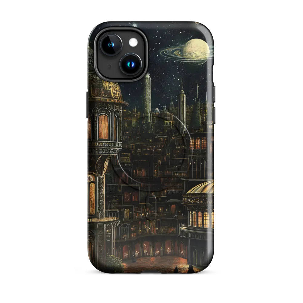 Celestial Enigma: A Surreal Cityscape