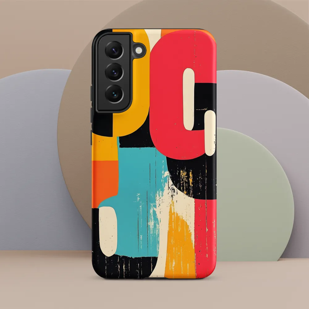 Colorful Curves: Numbers in Harmony | Phone Case |  S22 Plus | Tough Case | Matte
