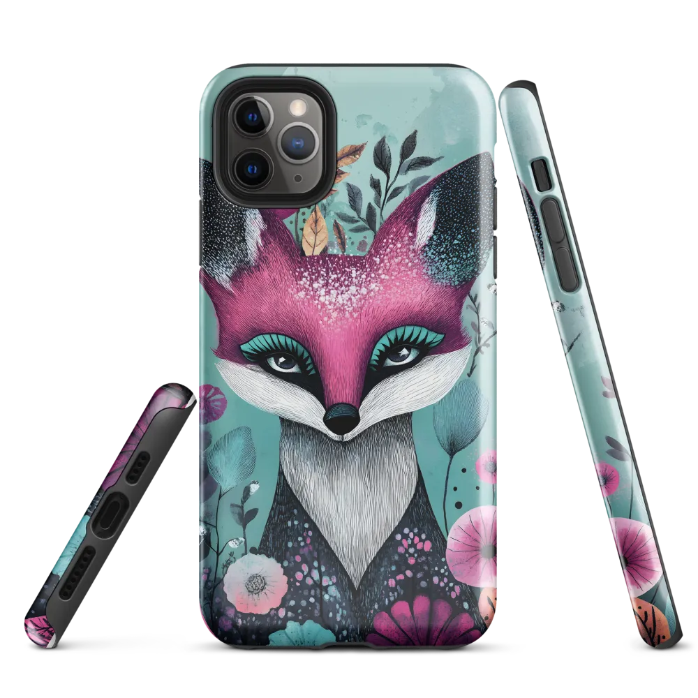 Whimsical Fox Among Blossoms | Phone Case |  11 Pro Max | Tough Case | Glossy