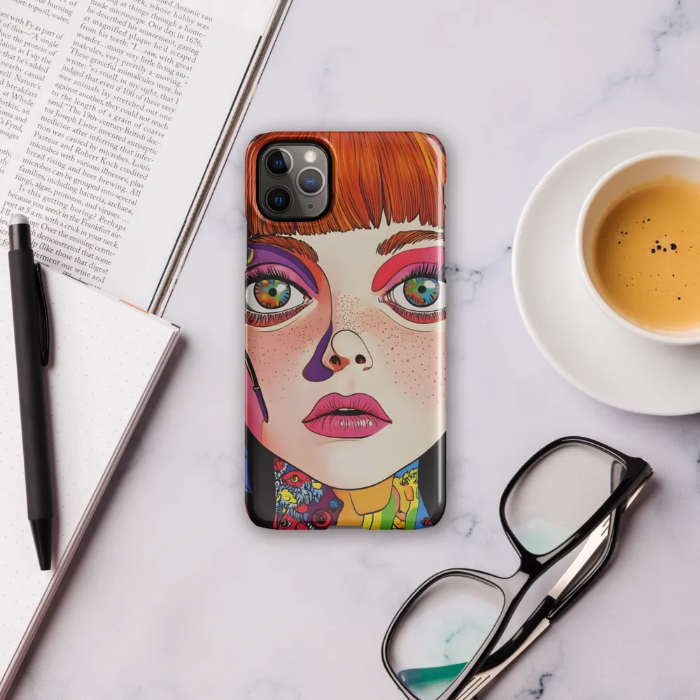 Whispers of Color: A Portrayal of Playfulness | Phone Case |  11 Pro Max | Snap Case | Glossy