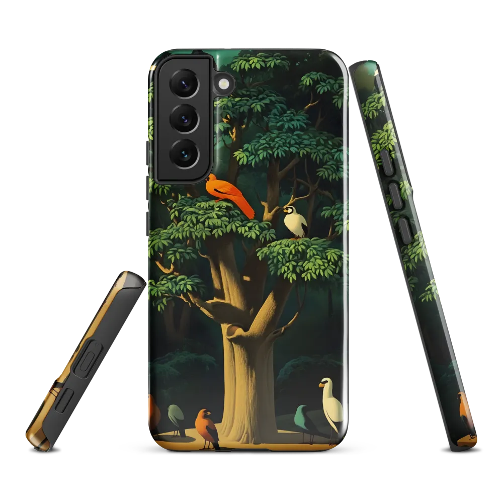 Harmony in Color: A Surreal Bird Symphony