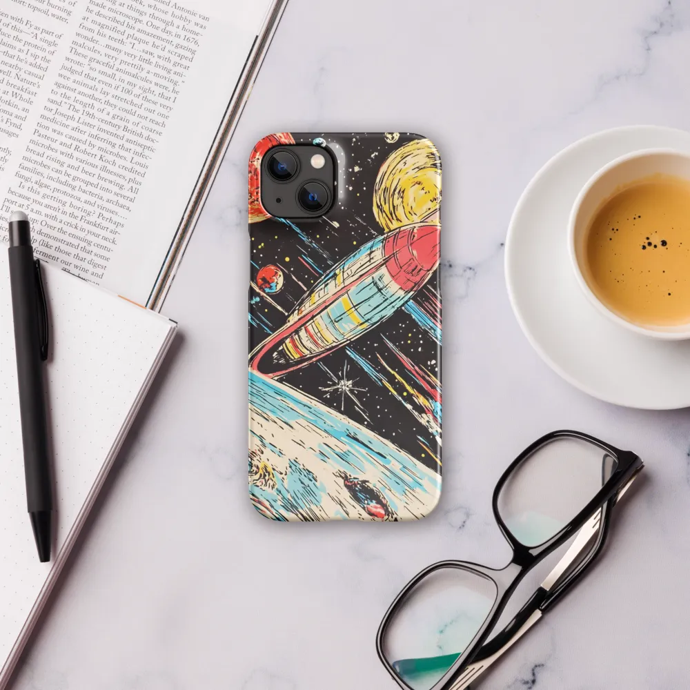 Cosmic Journey | Phone Case |  14 Plus | Snap Case | Glossy