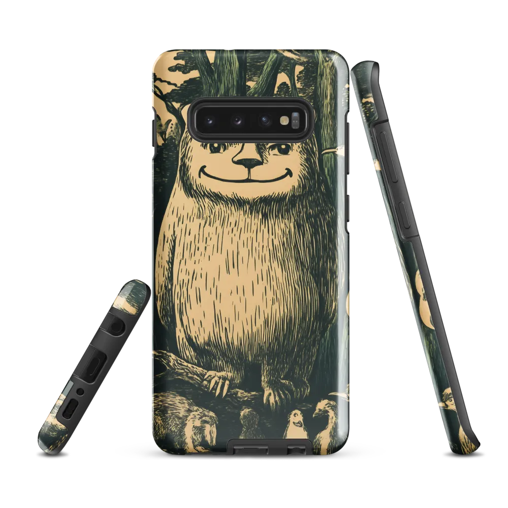 Forest Guardian: A Whimsical Encounter | Phone Case |  S10 Plus | Tough Case | Glossy